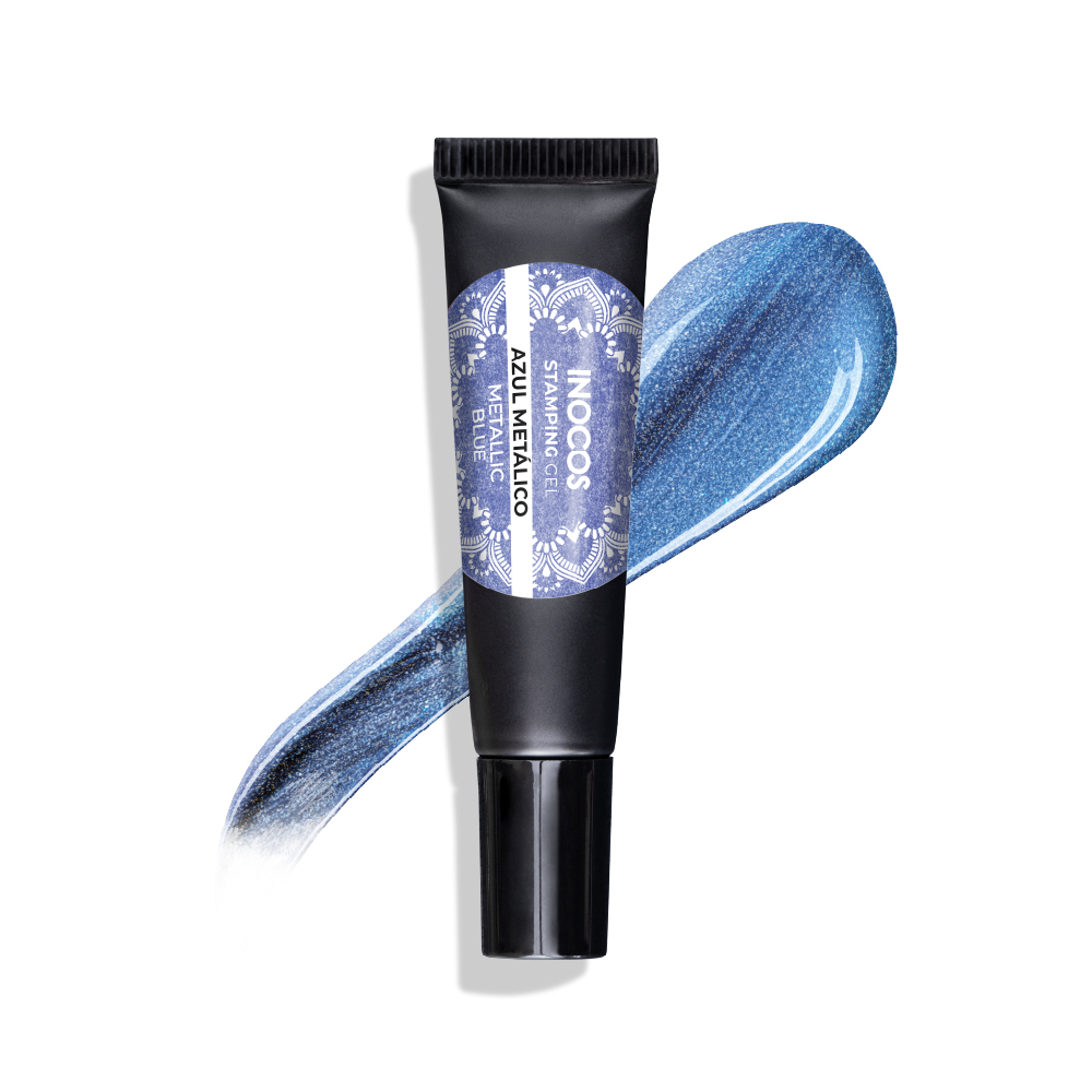 Stamping Gel INOCOS Azul Metálico