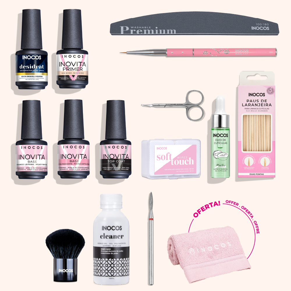 Kit Manicure Russa Combinada INOCOS