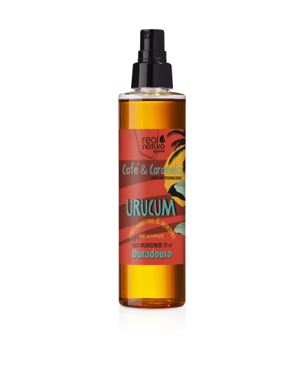 ÓLEO BRONZEADOR URUCUM CAFÉ E CARAMELO 200ML