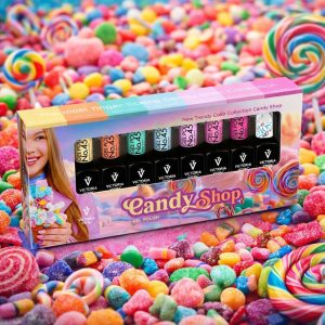 Victoria Vynn – Pack 7 Cores “Coleção CANDY SHOP” + Top Oh My Gloss 8ml