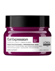 L'Oréal Professionnel, máscara hidratante intensa, para qualquer tipo de caracóis e ondas, Curl Expression, 250 ml