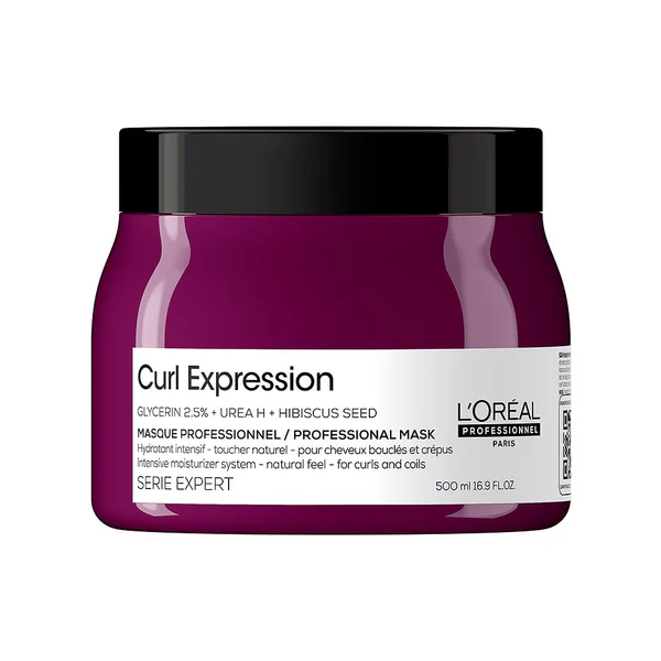 L'Oréal Professionnel, máscara hidratante intensa, para qualquer tipo de caracóis e ondas, Curl Expression, 500ml